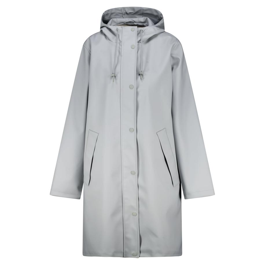 America Today America Today Functionele mantel lichtgrijs -