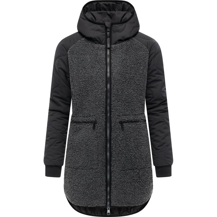 Ragwear Ragwear Tussenmantel Longeddy antraciet / zwart -