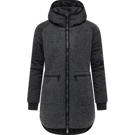 Ragwear Ragwear Tussenmantel Longeddy antraciet / zwart