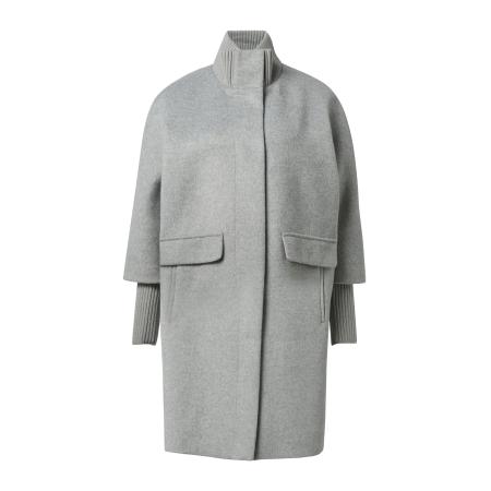 Comma COMMA Tussenmantel grijs gemêleerd