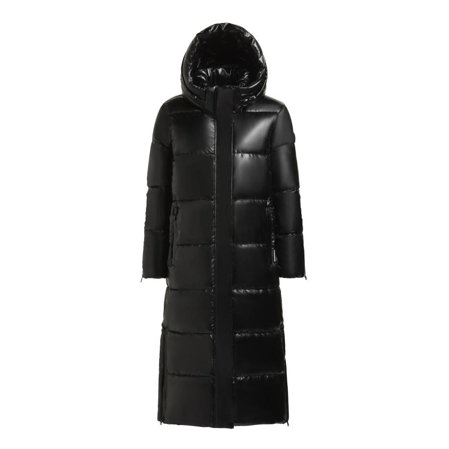 Khujo khujo Wintermantel Hedd Shiny-YM zwart -