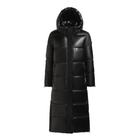 Khujo khujo Wintermantel Hedd Shiny-YM zwart