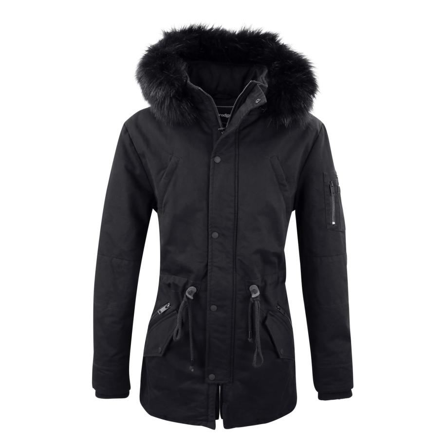 Trueprodigy trueprodigy Winterparka Julius zwart -