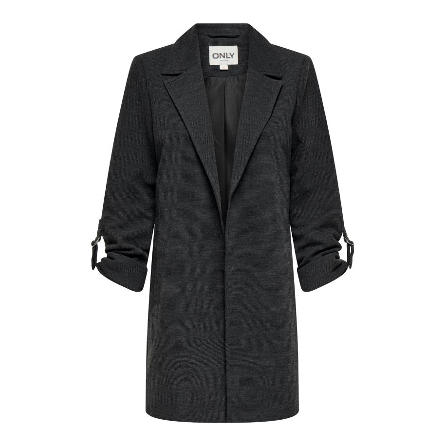Only ONLY Tussenmantel ONLNORMA donkergrijs -