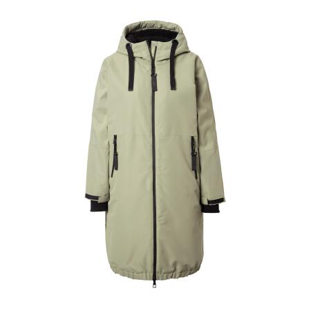 LAURASØN LAURASØN Functionele mantel olijfgroen