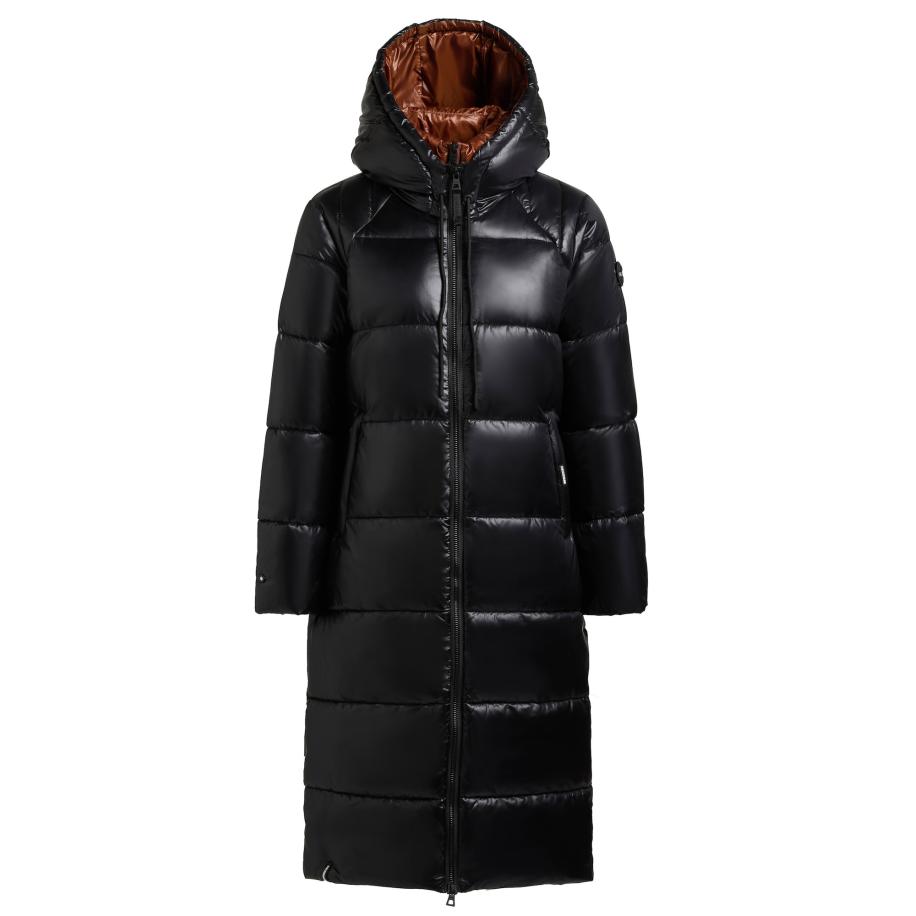 Khujo khujo Wintermantel Nashi cognac / zwart -