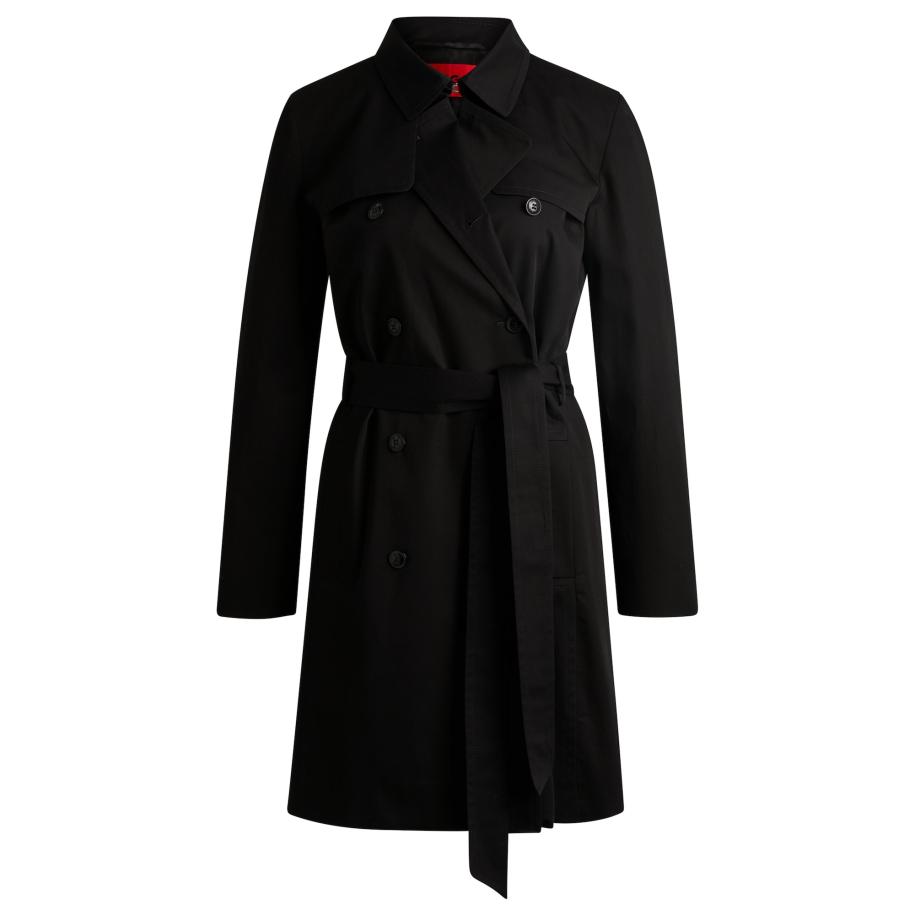 Hugo Boss HUGO Tussenmantel Makares-1 zwart -