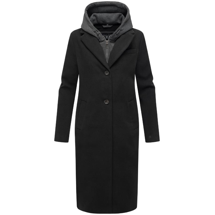 NAVAHOO Tussenmantel Kekstraum 14 donkergrijs / zwart Zwart