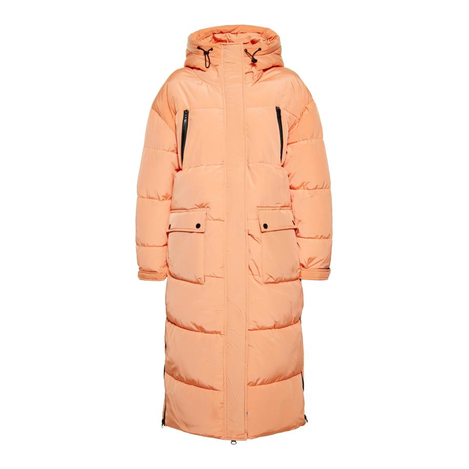 MyMo ATHLSR myMo ATHLSR Wintermantel abrikoos / zwart -
