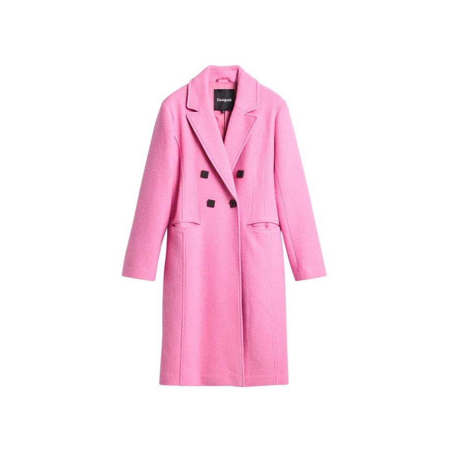 Desigual Desigual Wintermantel pink -