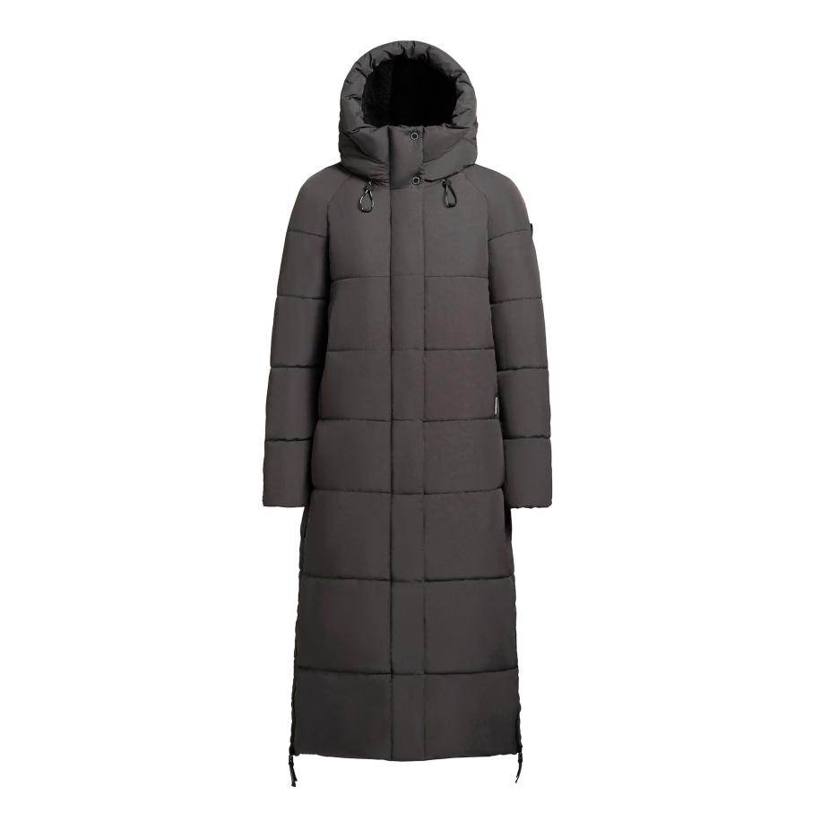 Khujo khujo Wintermantel LAMBA donkergrijs -