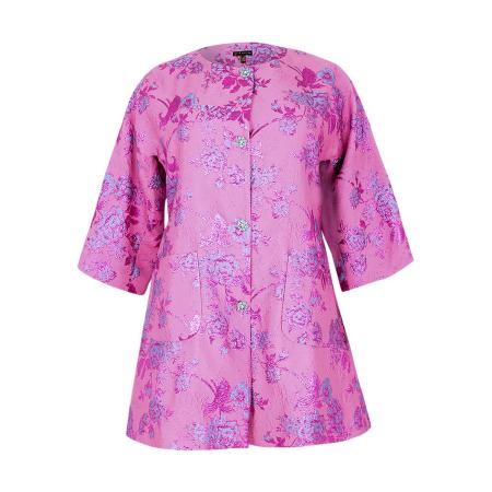 Yoek YOEK Tussenmantel gemengde kleuren / pink