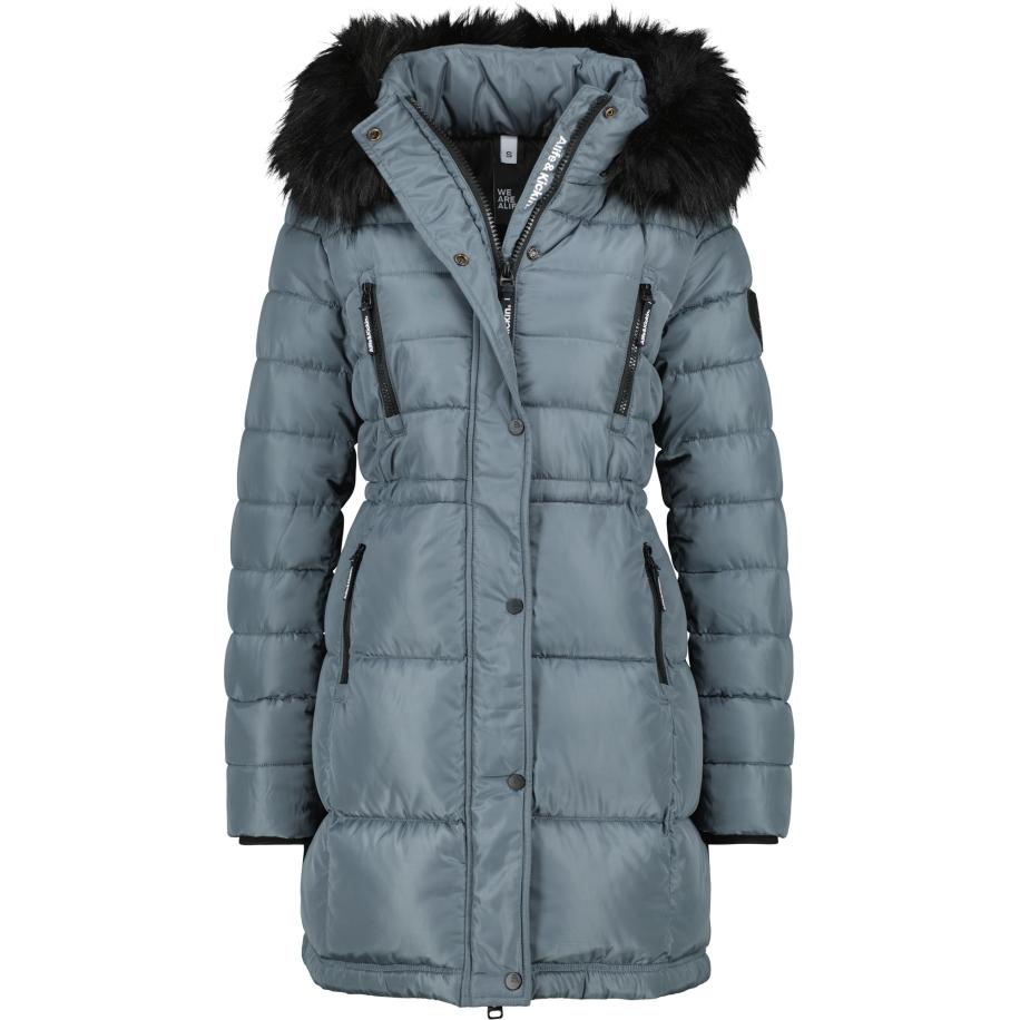 Alife And Kickin Alife and Kickin Wintermantel NicolaAK A smoky blue / zwart -