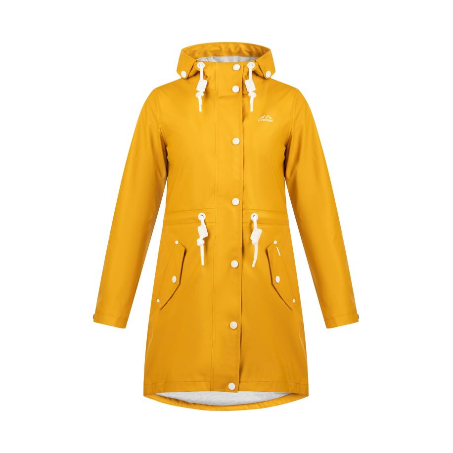 ICEBOUND ICEBOUND Functionele mantel curry / wit -