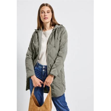 Street One Gewatteerde jas met capuchon