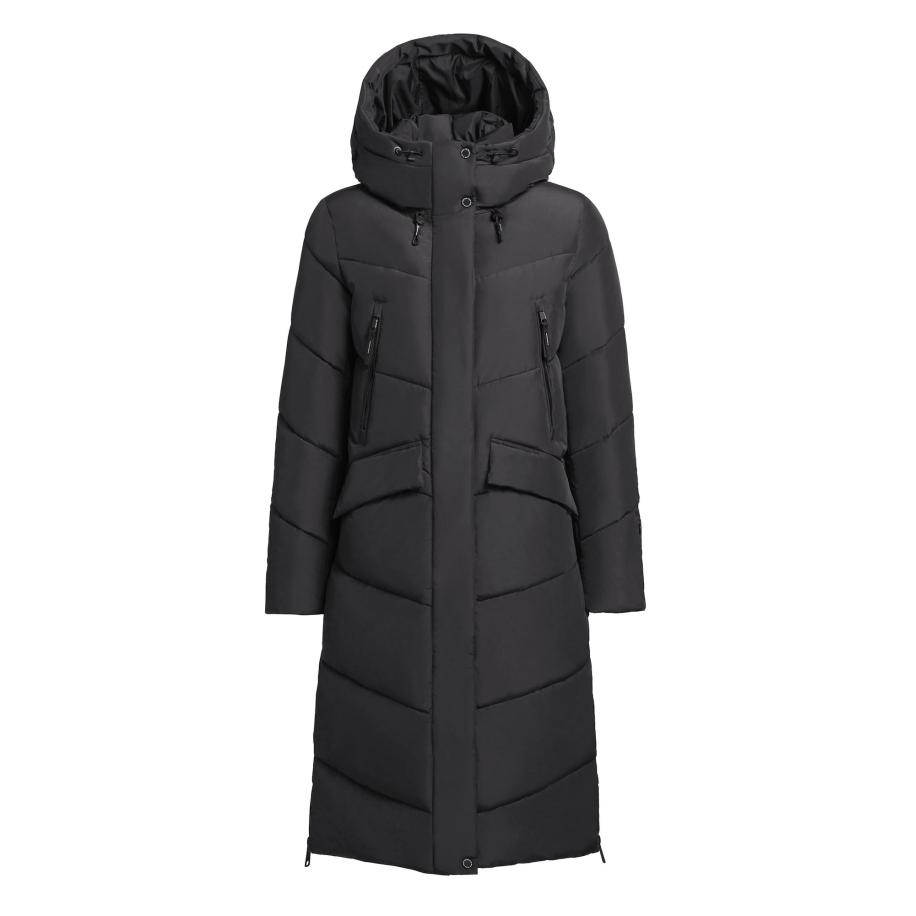 Khujo khujo Wintermantel Eviel donkergrijs -