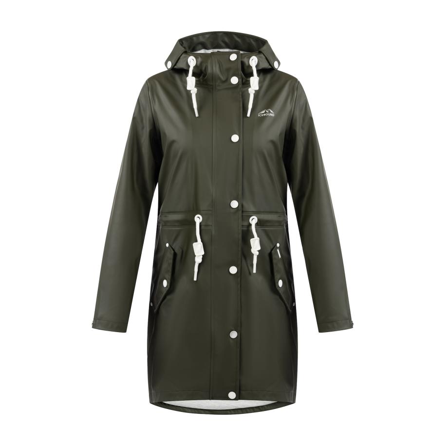 ICEBOUND ICEBOUND Functionele mantel kaki / wit -