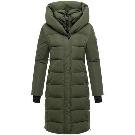 NAVAHOO Wintermantel Laubzauber 14 donkergroen