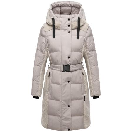 NAVAHOO Wintermantel lichtgrijs