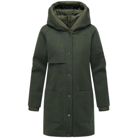 NAVAHOO NAVAHOO Wintermantel Flauschwunder 14 groen