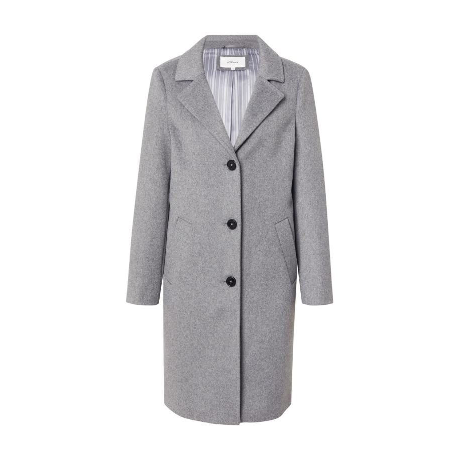 s.Oliver Tussenmantel grijs Grijs