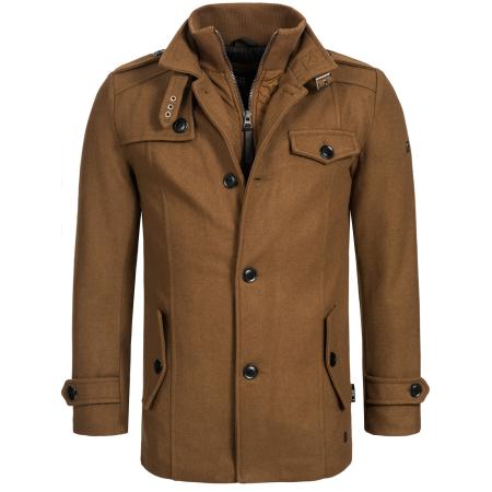 INDICODE JEANS INDICODE JEANS Tussenjas Brandon camel