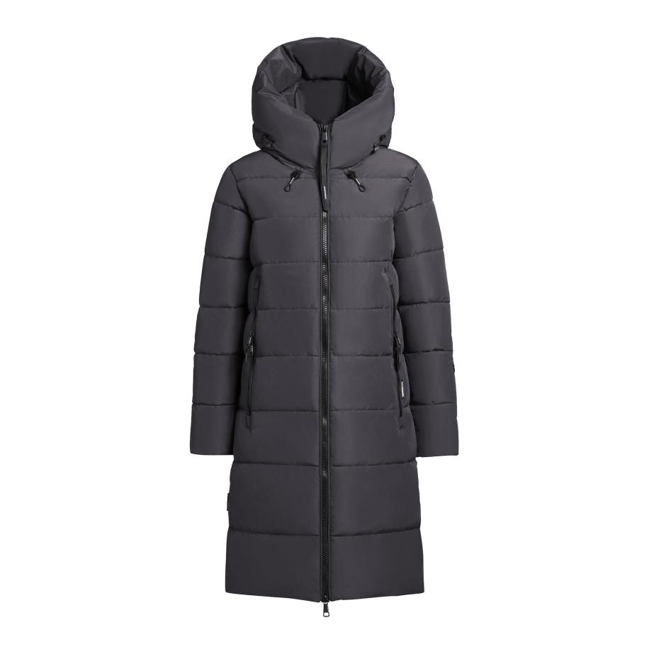 Khujo khujo Wintermantel JiliaS5 zwart -