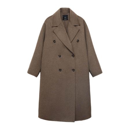 Mango MANGO Tussenmantel Picarol donkerbruin