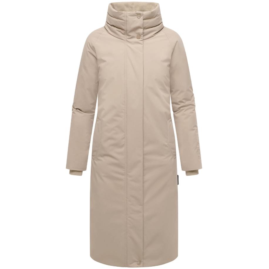 NAVAHOO NAVAHOO Wintermantel Traumblüte 14 taupe -