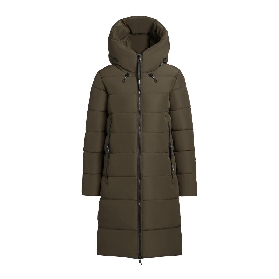 Khujo khujo Wintermantel Jilias5-YM olijfgroen -
