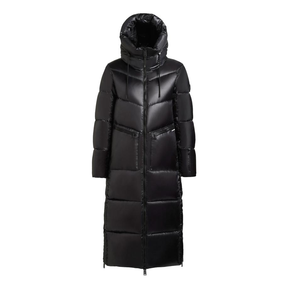 Khujo khujo Wintermantel Tonia zwart -