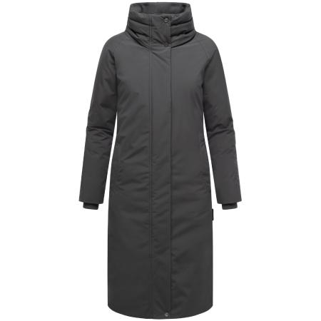 NAVAHOO NAVAHOO Wintermantel Traumblüte 14 antraciet