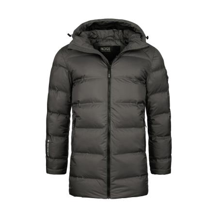 INDICODE JEANS INDICODE JEANS Winterjas Parkkish donkergrijs / kaki
