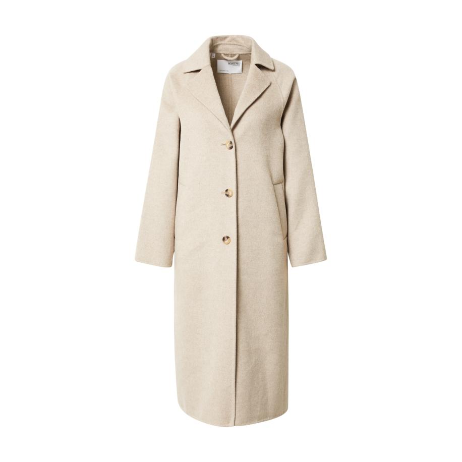 Selected SELECTED Tussenmantel Tama lichtbeige -