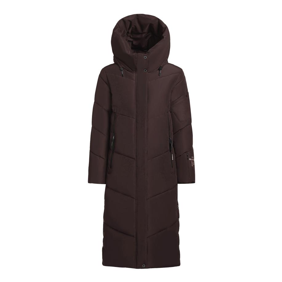 Khujo khujo Wintermantel Pulset aubergine -