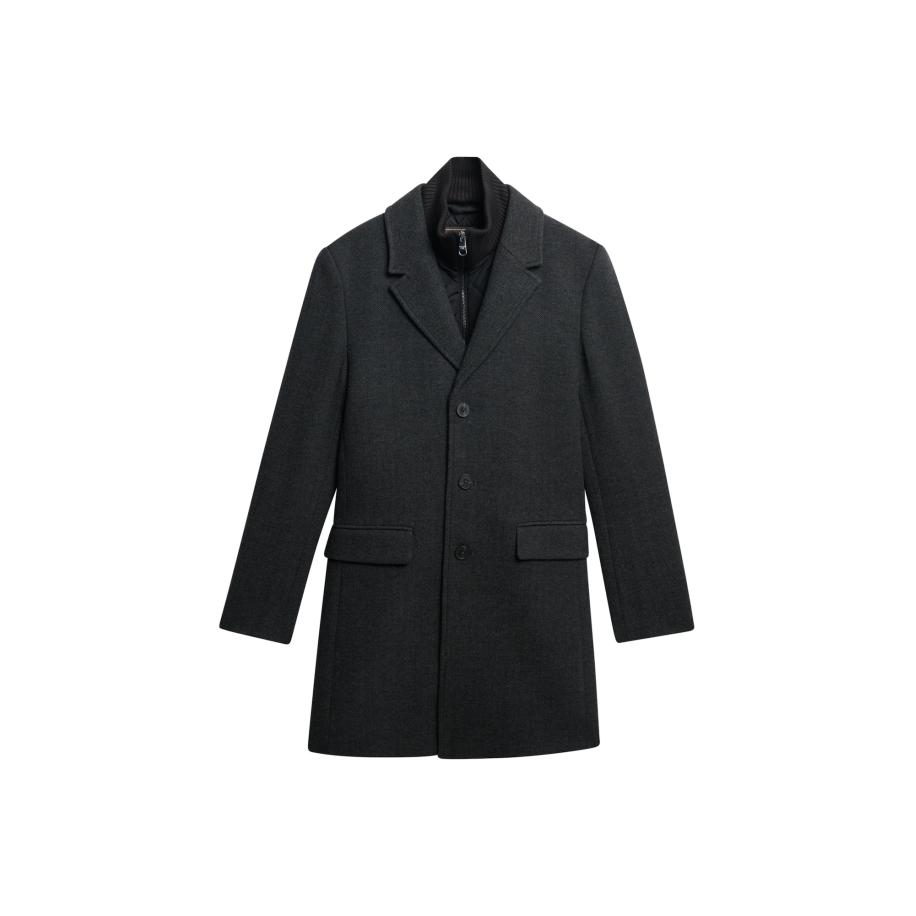 Superdry Superdry Tussenjas donkergrijs -