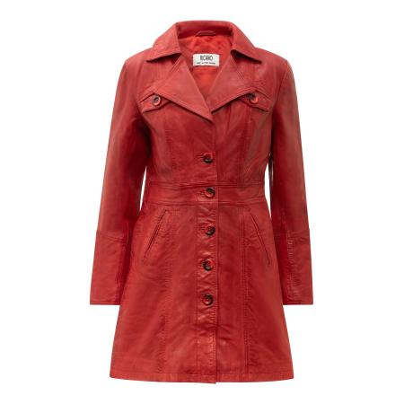 RICANO RICANO Tussenmantel oranjerood