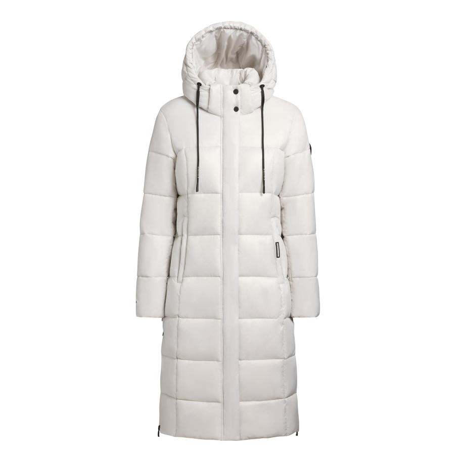 Khujo khujo Wintermantel Shane2-YM zwart / wit -