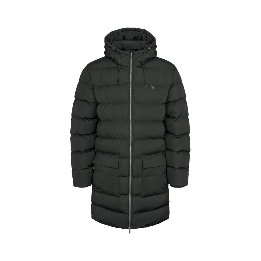 U.S. Polo Assn. U.S. POLO ASSN. Wintermantel Albert zwart -