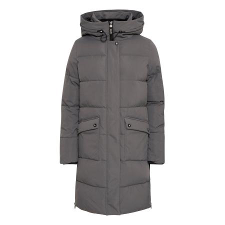 Oxmo Oxmo Wintermantel donkergrijs