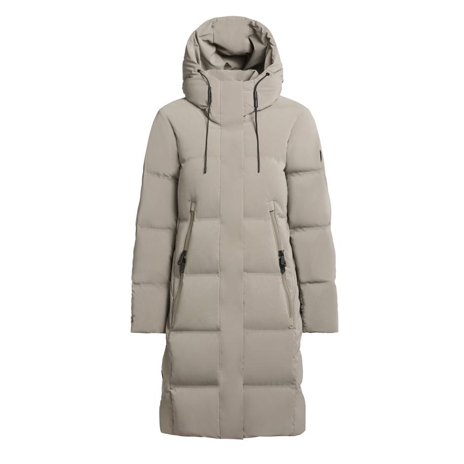 Khujo khujo Wintermantel LONI donkerbeige -
