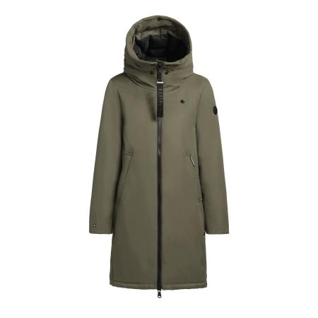 Khujo khujo Wintermantel Yaak3 olijfgroen / zwart