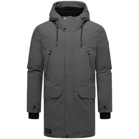 STONE HARBOUR STONE HARBOUR Winterjas Kitraan XX donkergrijs / oranje