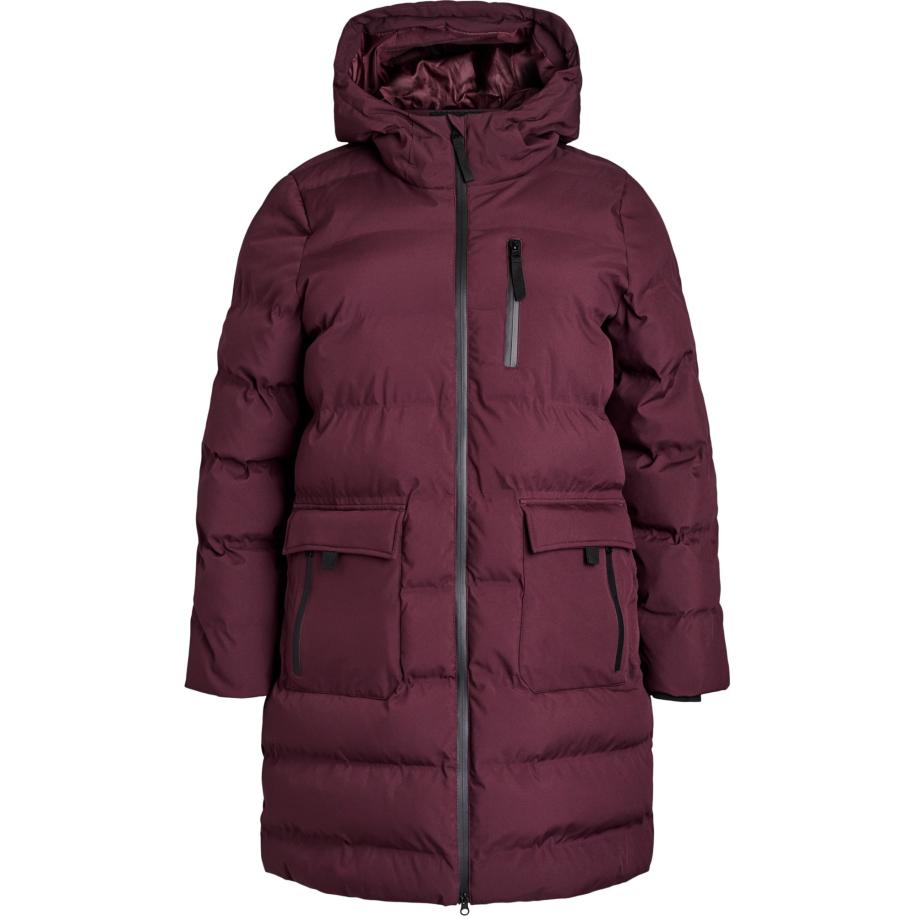 Zizzi Zizzi Wintermantel Msealed bourgogne -