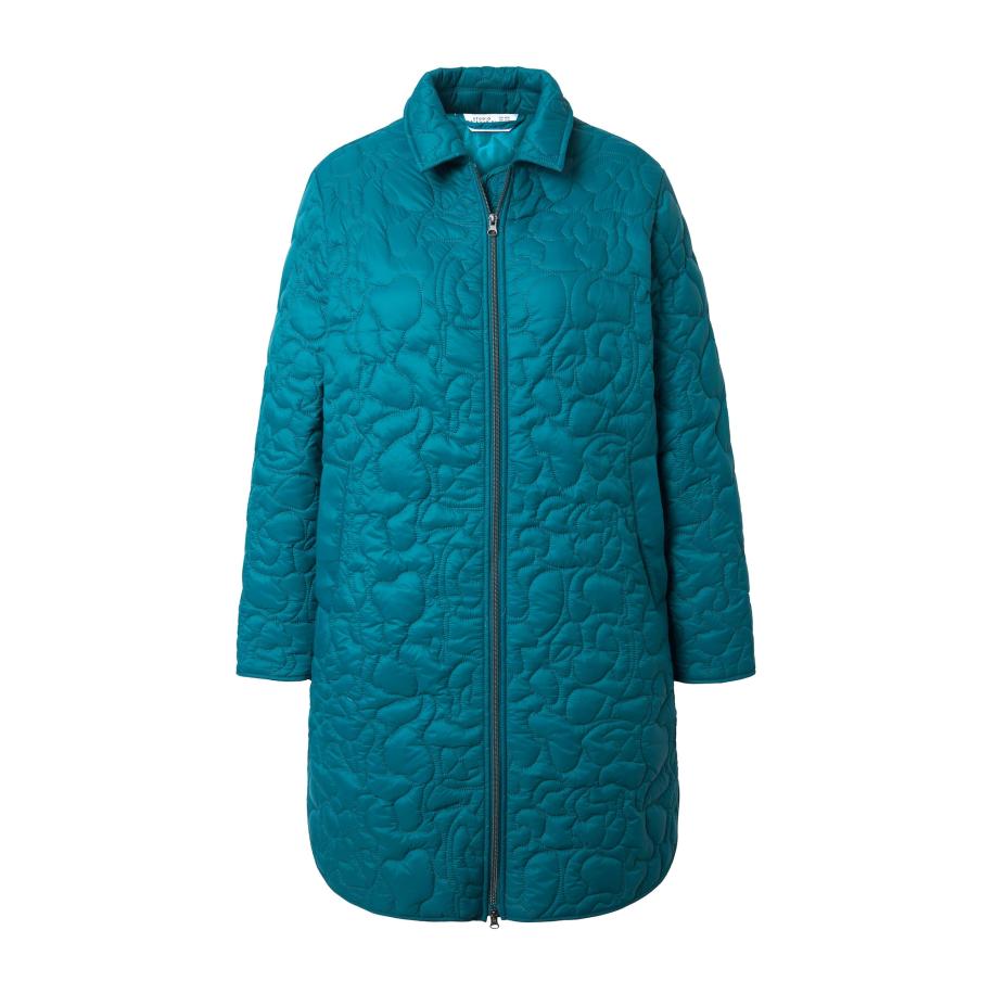 Studio Untold Studio Untold Tussenmantel cyaan blauw -