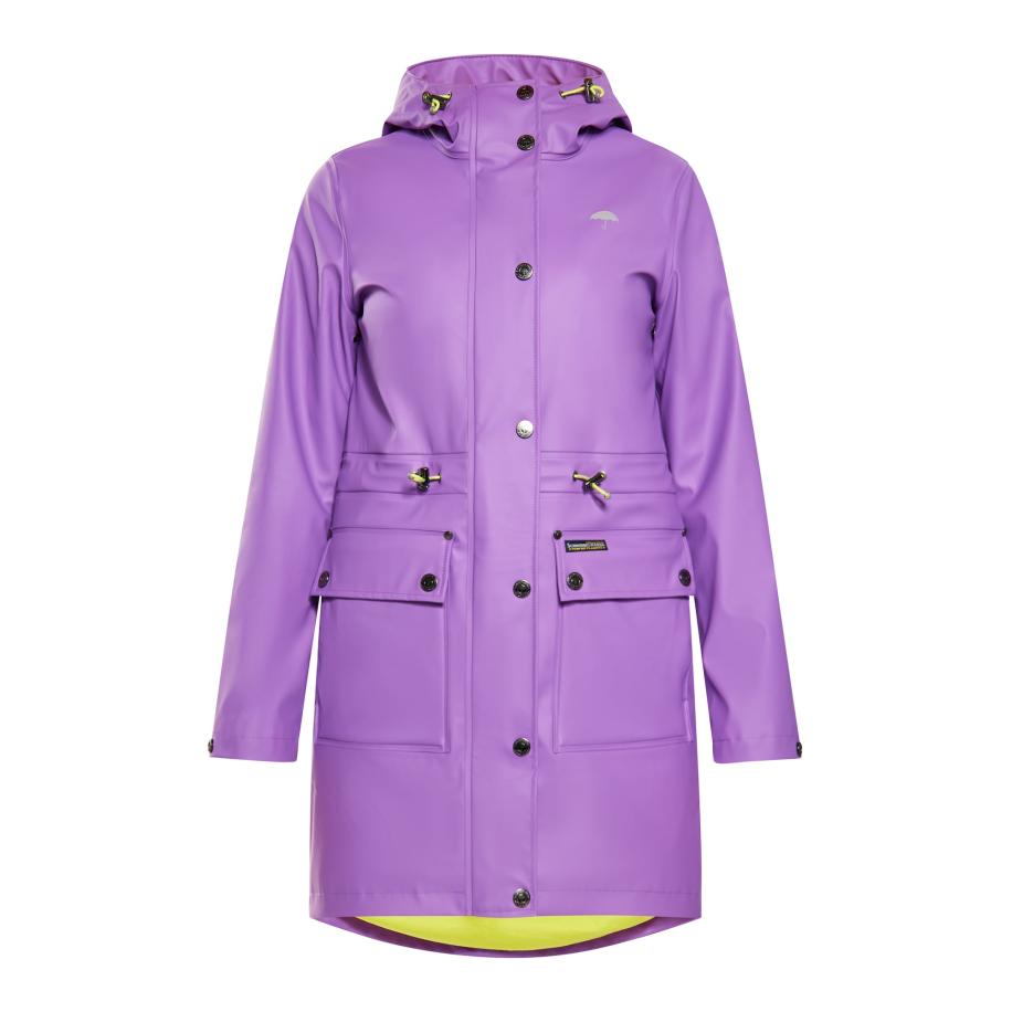 Schmuddelwedda Schmuddelwedda Functionele mantel grijs / lila -