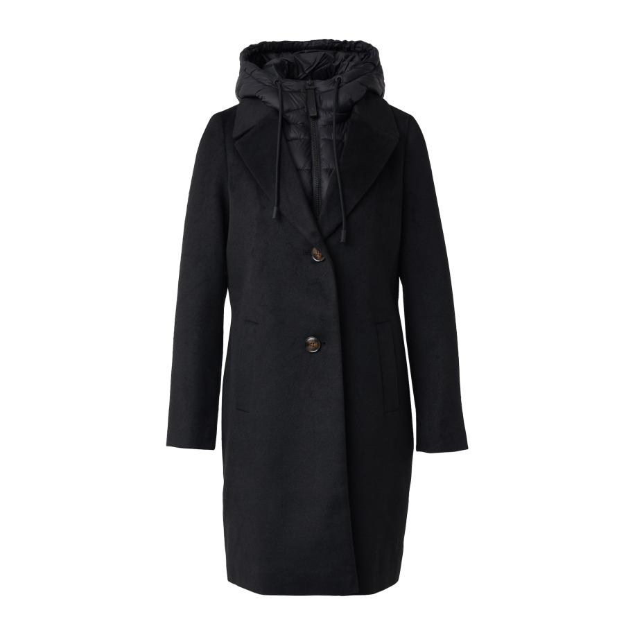 comma casual identity comma casual identity Wintermantel zwart -