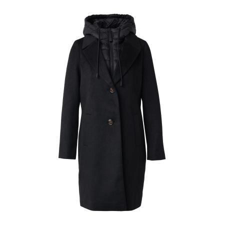 comma casual identity comma casual identity Wintermantel zwart