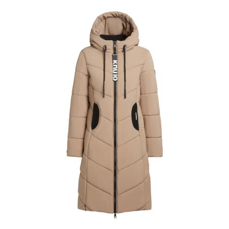 Khujo khujo Wintermantel ARIBAY4 LIGHT beige / zwart