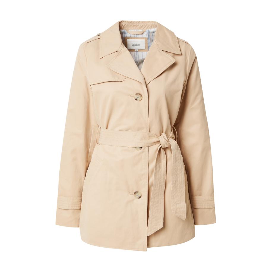 s.Oliver Tussenmantel beige Bruin